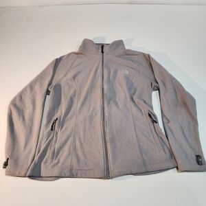 The North Face Grey Full-zip Fleece Jacket  Women's Size XL